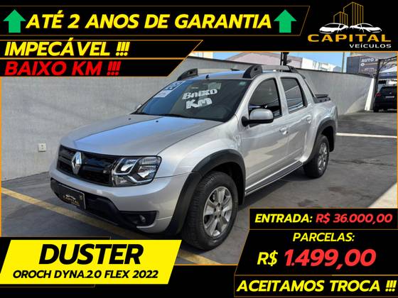 RENAULT DUSTER OROCH 2.0 16V HI-FLEX DYNAMIQUE AUTOMÁTICO RENAULT DUSTER OROCH 2.0 16V HI-FLEX DYNAMIQUE AUTOMÁTICO
